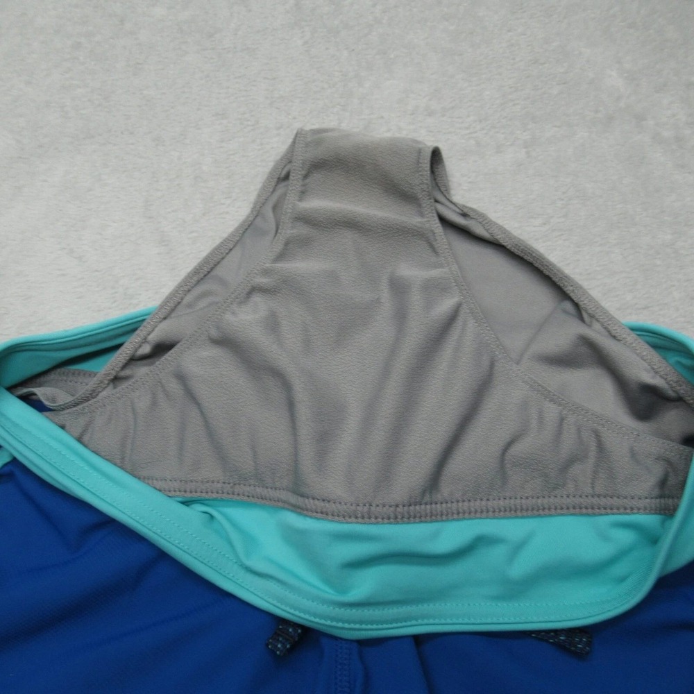Patagonia‎ Strider Shorts Women Small Blue Drawstring Liner Hiking Gym Run 2.5" - Picture 7 of 16